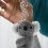 Plush Koala Doll Keychain 2 pcs 7