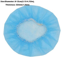 100PCS Bag Disposable Headphone Cover Dirt-Proof Microphone Covers Sweat-Proof Elastic Microphone Protective Cap A