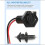 Drag Motor Plug, 12V-24V 8 Gauge 2 Wire Trolling Motor, Universal Boat Motor Quick Connection Socket 6