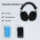100PCS Bag Disposable Headphone Cover Dirt-Proof Microphone Covers Sweat-Proof Elastic Microphone Protective Cap B 5