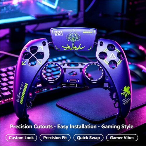 Game Controller Replacement Front Case for PS5 BDM-010 BDM-020 BDM-030 Gamepad Controller Shell Cover 2