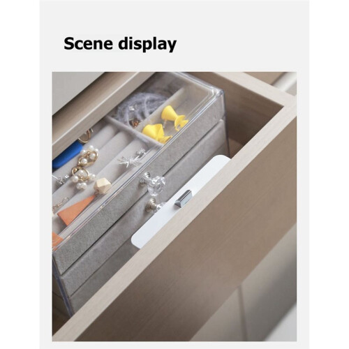 Cabinet Lock Keyless Fingerprint  App Invisible Drawer Lock for Home Office 1