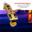 AT3600L Stylus+Turntable Headshell Kit Universal Phono Cartridge Mount for LP Vinyl Record Player A 6