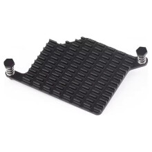Dissipador de Calor de Alumínio para Raspberry Pi 5, Resistente À Corrosão / Oxidação, com Almofadas Térmicas
