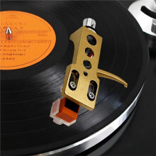 AT3600L Stylus+Universal Gold Turntable Headshell Kit Universal Phono Cartridge Mount for LP Vinyl Record Player B