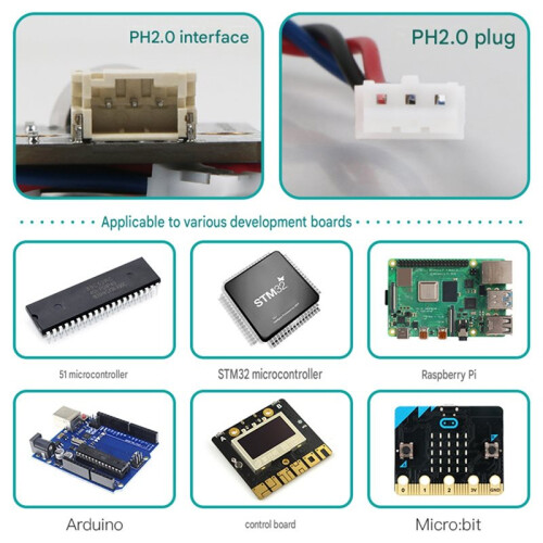 Audio Amplifier Module, 3W Mono Class D, High SNR, Compatible for ESP32, Raspberry Pi, 1