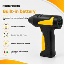 130000RPM Turbo Ventilator Jet Handheld Luchtblazer Borstelloze Blazer 140W Oplaadbare Luchtblazer voor Auto PC Toetsenbord Schoonmaak