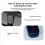 Portable  Camera Remote Control Rechargeable Wireless Sports Camera Controller for Insta 360 4