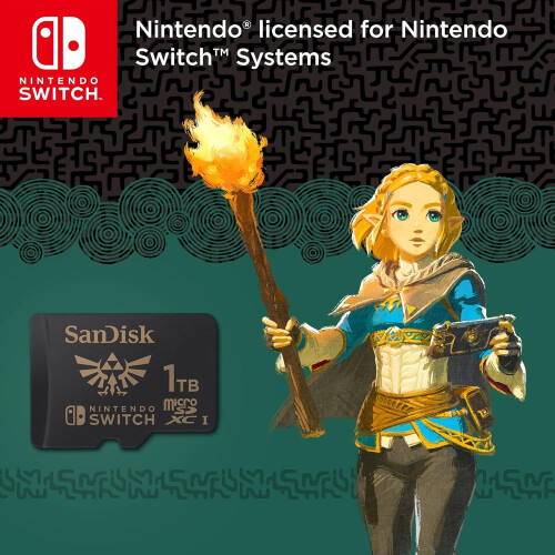 SanDisk SanDisk MicroSD til Nintendo Switch 1TB SDSQXAO-1T00-GN6ZN 1