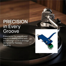 SH4 Universal Turntable Headshell with AT-3600L Magnetic Cartridge Stylus Pre-Mounted for LP Vinyl Record Player B