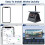 WiFi Solar Wireless Backup Camera Magnetic Base AI Blind Spot Alarms Backup for IOS Android Bus Front Rear View EU Plug 6