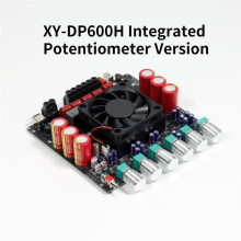 XY-DP600H 2.1 Kanaal Versterker Bord 300Wx2 Subwoofer 19-51V Ondersteunt AUX U Schijf FLAC APE MP3