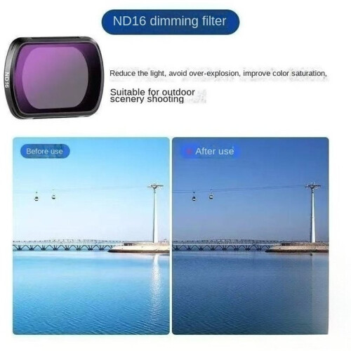 1set for  Pocket 3/4 Camera Filter--ND Optical Glass High-Definition Neutral Density Filters,Camera Filter Set