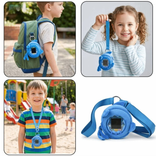 For  Paradise Adjustable Strap Electronic Pet Bag Shockproof Soft-Lining Lanyard Protective Case Anti-Fall
