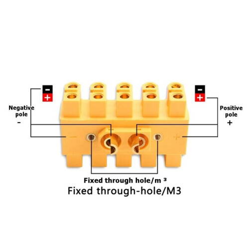 Distribution Modul Power Hub XT60 Power Hub - Stöder Upp Till 200A Ström Motstånd för RC FPV Delar 2