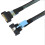 Slimline SAS MCIO SFF-8654 8I 5.0 74P PCIE to MCIO Server Connecting Cable High Speed Cable Server Data Cable 50CM 5