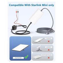 Pour L'Adaptateur de Batterie pour Starlink avec Interrupteur 12V-24V à 30V 2A Convertisseur Élévateur pour Camion, VR, Camping