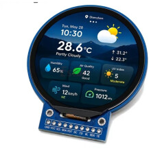 2.1-Inch TFT LCD Screen GC9B72 Small-Screen 360x360 Display LCD Color Screen SPI Round Screen SPI Round Display