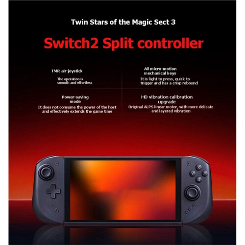 MOBAPAD M12 HD Wireless Gamepad with TMR Joystick for   2 Console Handle-Held Storage Bag 2