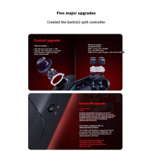 MOBAPAD M12 HD Wireless Gamepad with TMR Joystick for 2 Console Handle-Held Storage Bag