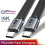 PD240W USB 5.0 Type-C to Type-C Cable 80Gbps for -Compatible 5 USB-C Data Cord 16K@60Hz USB C Cable 1m 1