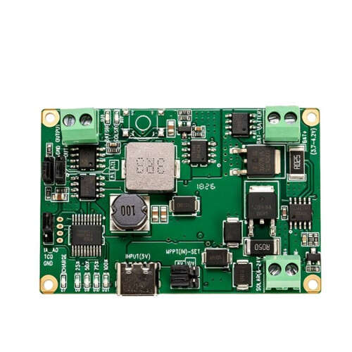 MPPT 30W Solar Charger Control Board DC5-24V 2A Solar Panel Regulator Module Type-C for 3.7V 18650Lithium Battery Charge