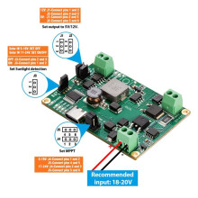 MPPT 30W Solar Charger Control Board DC5-24V 2A Solar Panel Regulator Module Type-C for 3.7V 18650Lithium Battery Charge