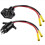Drag Motor Plug, 12V-24V 8 Gauge 2 Wire Trolling Motor, Universal Boat Motor Quick Connection Socket 1