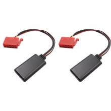 2st -Adapter Musik AUX Ljudmottagare för -Modeller W124 W140 W202 W210 R129