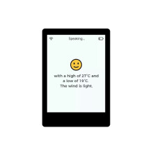 ESP32-C6 2.8inch Touchscreen Development Board 240x320 Pixels Wi-Fi 6/BLE 5 Built-in XiaoZhi AI MP3 Weather Lookup