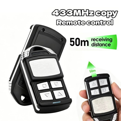 433MHZ Remote Control Universal 4-Button Remote Controller Universal Garage Door Opener Clone Code Duplicator Key 2