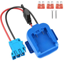 Power Wheels Adapter für Peg-Perego Fahrzeuge mit Drahtanschluss für Kobalt 24V Li-Ion Batterie, D