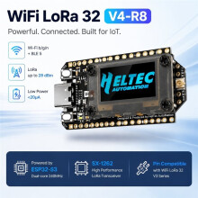 Scheda di Sviluppo WiFi LoRa 32 V4-R8 ESP32-S3R8 SX1262 OLED da 0,96 Pollici WiFi BLE Nodo LoRa con Modulo GPS per Meshtastic