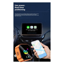 Wireless Carplay Adapter Android AUTO 2in1 AI Box Location Finder Function Bluetooth5.0+WiFi Wired to Wireless Carplay B