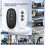 433MHz Remote Control Universal Cloner Remote Control 1527 Learning Code for Gate Garage Door Forward-Reverse Motor B 4