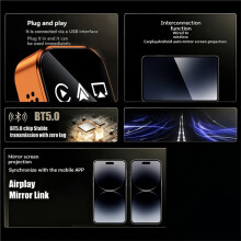 4in1 Wireless CarPlay Adapter Airplay/Mirror Link/Android Auto/Carplay USB Dongle Car Intelligent System AI Box A