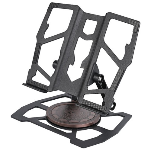 Foldable Metal Tablet Stand with Decompression Tatchet Effect Suitable for Live Streaming Work and Gaming