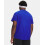 Under Armour UA Textured Short Sleeve Tee Royal/Black UK L 2
