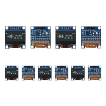 5 Stuks 0,96 Inch OLED-Displaymodule I2C IIC SPI Serieel 128x64 SSD1306 LCD 3,3-5V 4-Pins Blauw voor