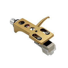 AT3600L Stylus+Universal Gold Turntable Headshell Kit Universal Phono Cartridge Mount for LP Vinyl Record Player A