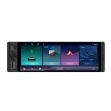 2+64G Android 15 Single Din 6.28inch Car Stereo Wireless Carplay Android Auto Radio, Mirror Link Navigation  FM
