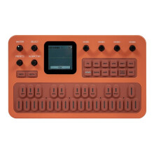 FM-1 Portable FM Synthesizer 6-Operator 32-Algorithm 128 Presets Built-in Speaker with MIDI Keyboard A
