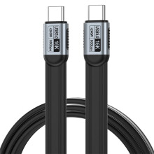 PD240W USB 5.0 Type-C to Type-C Cable 80Gbps for -Compatible 5 USB-C Data Cord 16K@60Hz USB C Cable 1m