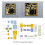 3Pcs Ra-01 SX1278 433MHz LoRa Wireless RF Module with Spring Antenna SPI Interface Transmission Module for 5