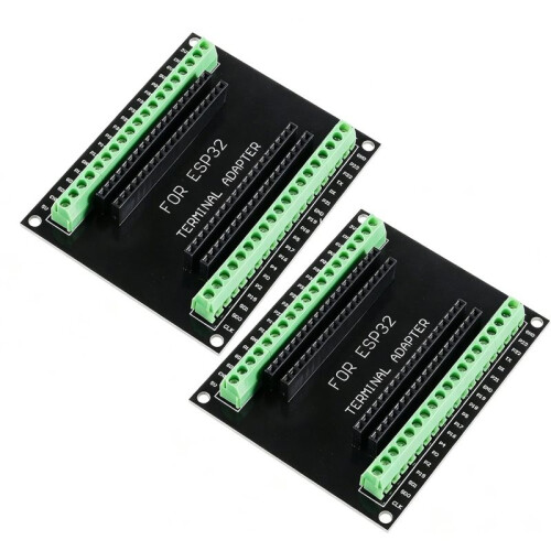 2pcs ESP32 Breakout Board GPIO 1 Into 2 for 38PIN Narrow Version ESP-WROOM-32 ESP32 Microcontroller Development Board
