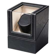 Automatic Rechargeable Watch Winding Display Cabinet Watch Winder with Dust Cover for Home Use