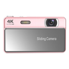 Gleitende Digitalkamera CCD 4K HD Campus-Kamera für Fotos & Aufnahmen mit Integriertem Studentenausweisgerät Rosa