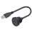 Panel Female Socket 30cm Length with Front Installation Male Straight Plug with Thread USB3.0 Circular Connector 1