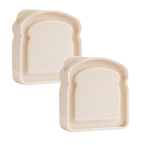 Sandwich Containers Reusable Plastic 4 2 1 pcs
