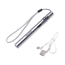 Mini LED Flashlight 201 Stainless Steel Charging